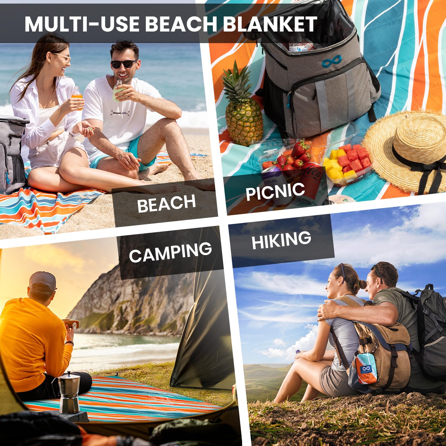 Foto 8 pulgar | Manta De Playa Everlasting Comfort, Impermeable Y Resistente A La Arena - Venta Internacional.