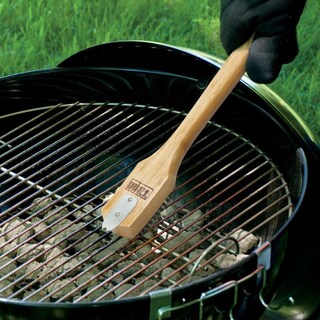 Foto 3 | Cepillo para Parrilla Weber 6464 con Mango de Bambú 45 cm - Venta Internacional