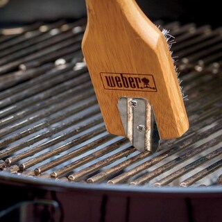 Foto 5 | Cepillo para Parrilla Weber 6464 con Mango de Bambú 45 cm - Venta Internacional