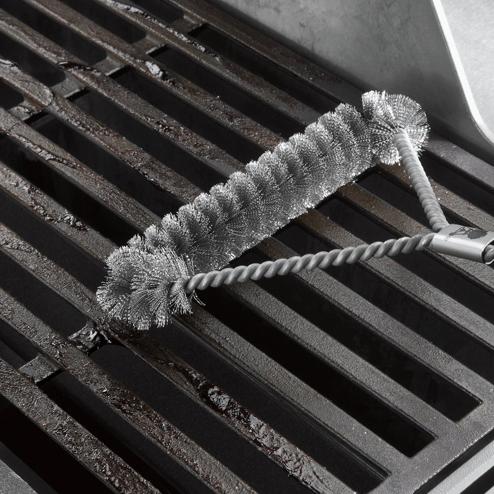 Foto 6 pulgar | Cepillo para Parrilla Weber 3 Lados 30 cm Cerdas de Acero Inoxidable - Venta Internacional