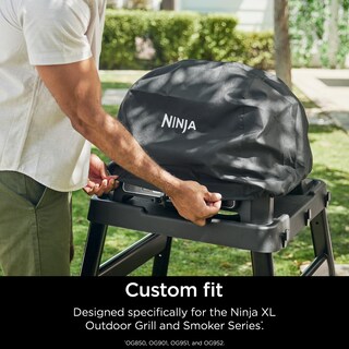 Foto 3 | Funda Para Parrilla Ninja Xskcoverxl Woodfire Premium Black 33 X 61 Cm - Venta Internacional.