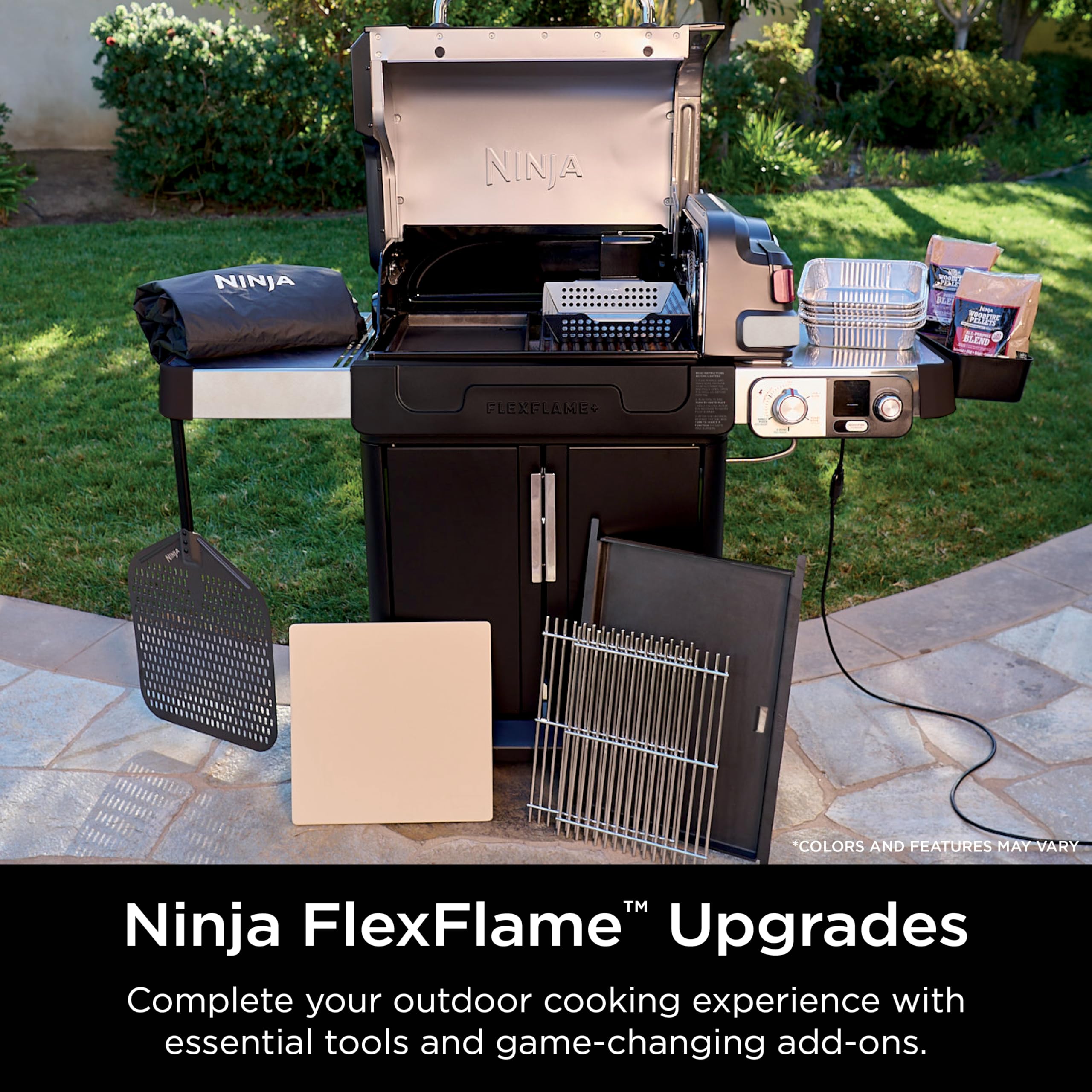 Foto 5 pulgar | Grill Cover Ninja Flexflame Actualiza La Serie Pg300 De Primera Calidad - Venta Internacional.