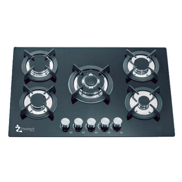 Foto 1 | Parrilla Empotrable Zmartech 5 Quemadores Cristal Templado