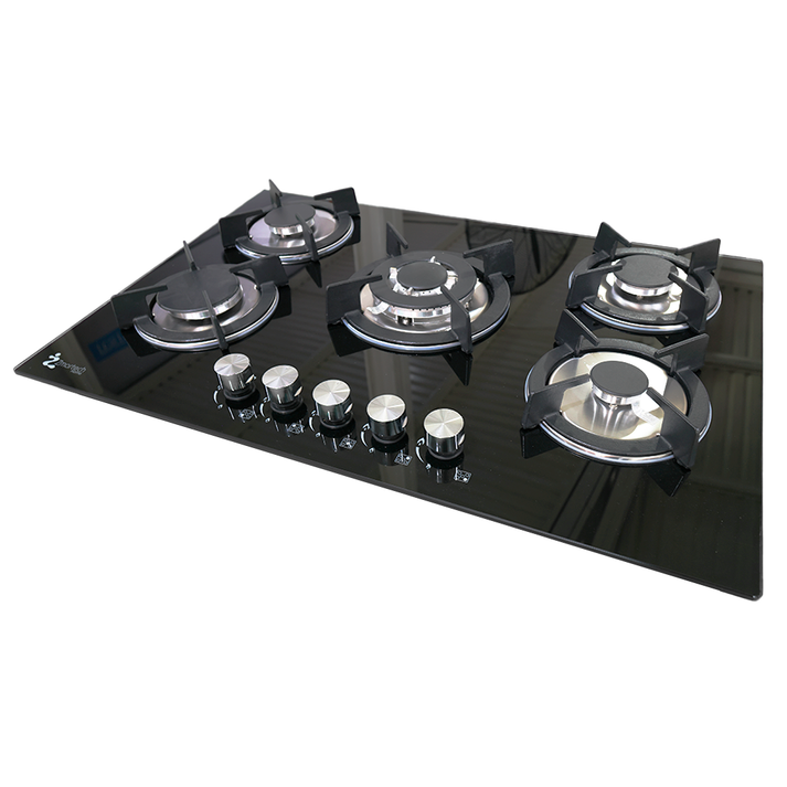 Foto 4 pulgar | Parrilla Empotrable Zmartech 5 Quemadores Cristal Templado