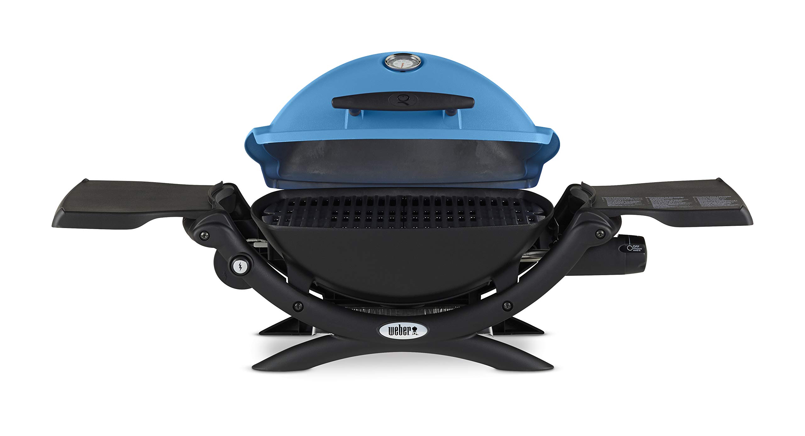 Foto 3 pulgar | Grill Weber Q1200, Propano Líquido, Azul, 8500 Btu, 189 Pulgadas² - Venta Internacional.