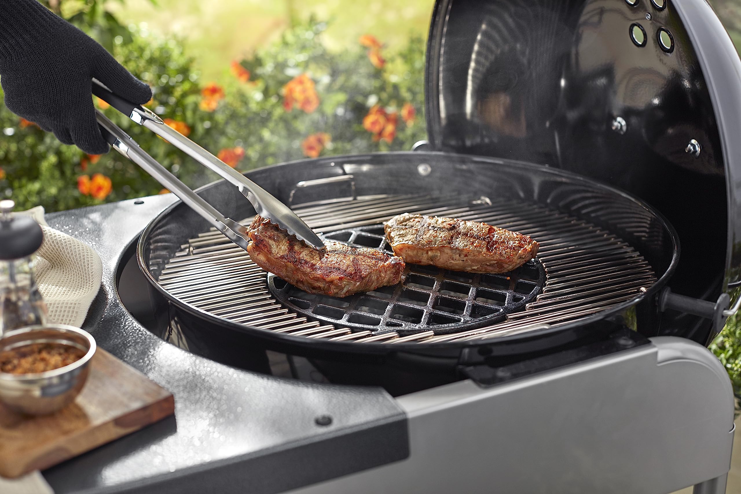 Foto 4 pulgar | Sistema de Barbacoa Sear Grate Weber Gourmet Black 22 1/2 Pulgadas - Venta Internacional