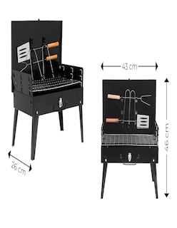 Foto 4 | Parrilla Asador Plegable Con Accesorios + Termo Güish Gratis
