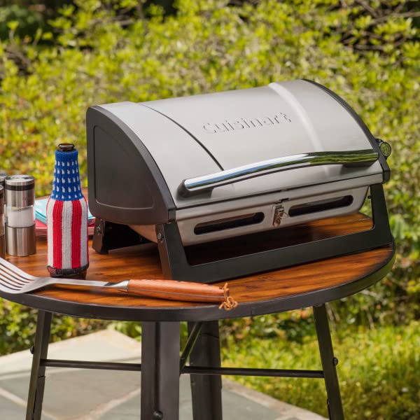 Foto 6 pulgar | Parrilla de Gas Cuisinart Grillster de Acero Inoxidable 8000 Btu - Venta Internacional