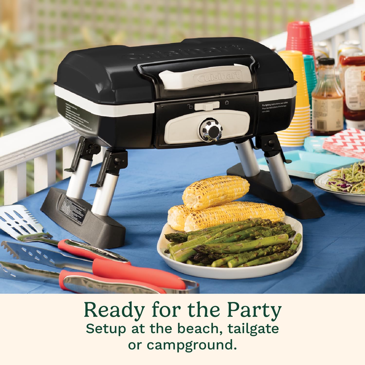 Foto 4 pulgar | Parrilla De Gas Cuisinart Cgg-180tb Portátil De Propano Negro - Venta Internacional.
