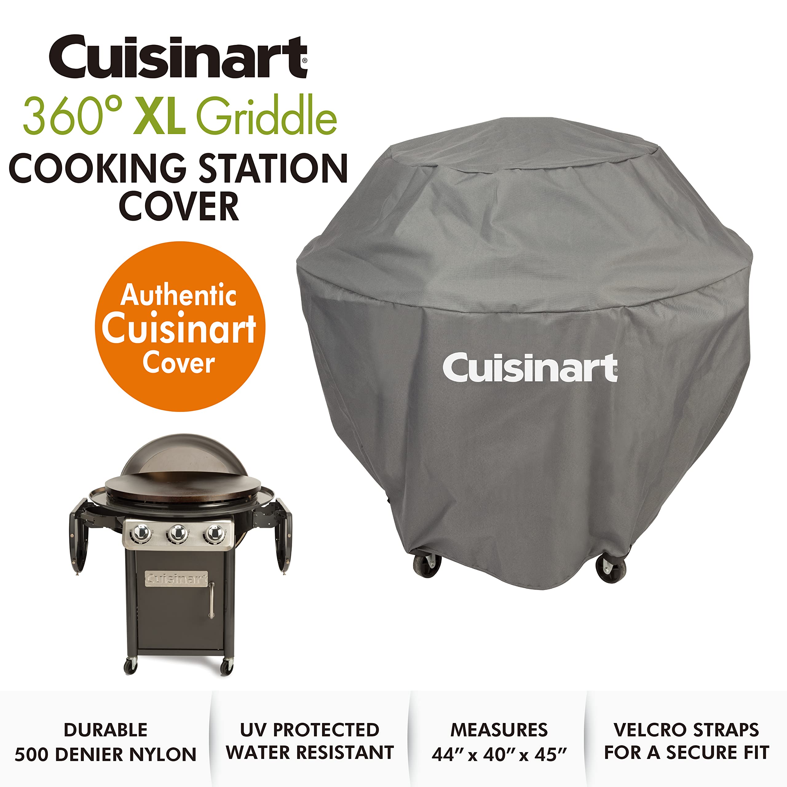 Foto 3 pulgar | Funda Para Plancha Cuisinart Cgwm-057 Xl 360°, Gris, Resistente A La Rotura - Venta Internacional.