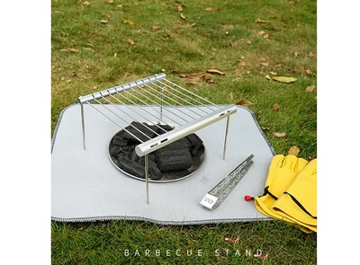 Foto 3 | Xtellar Parrilla Portátil Retráctil De Acero Inoxidable Para Experiencias Gourmet Auténticas