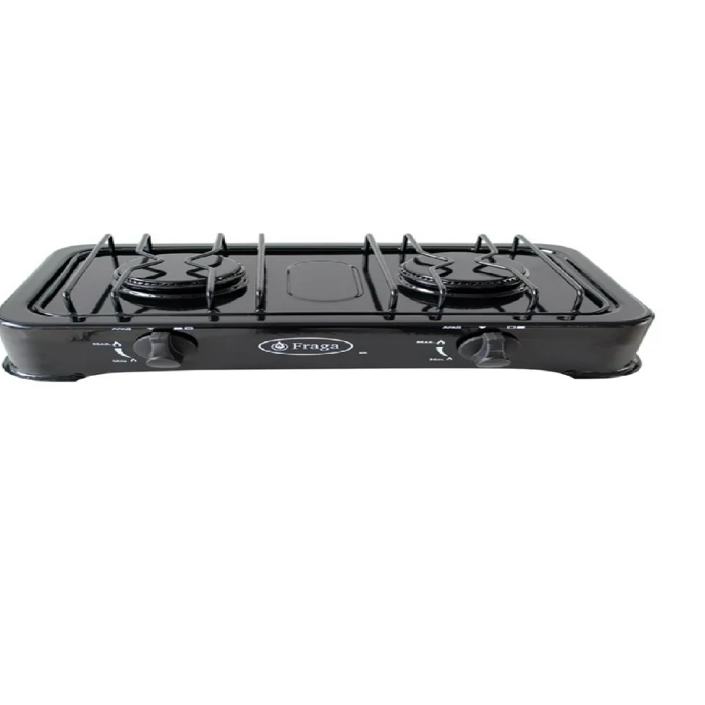 Parrilla para Mesa Fraga P802 2 Quemadores Negro