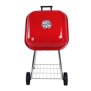 Foto 2 | Asador Cuadrado 18'' Aquila con Ruedas color Negro