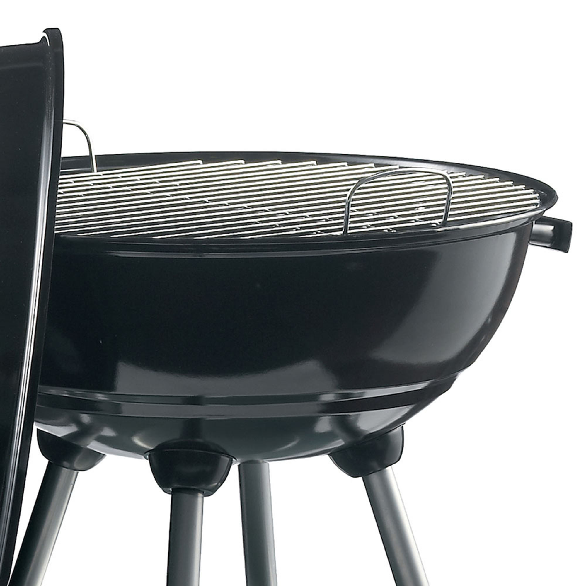 Foto 7 | Asador Circular de Carbón Aquila Negro 57 cm con Ruedas