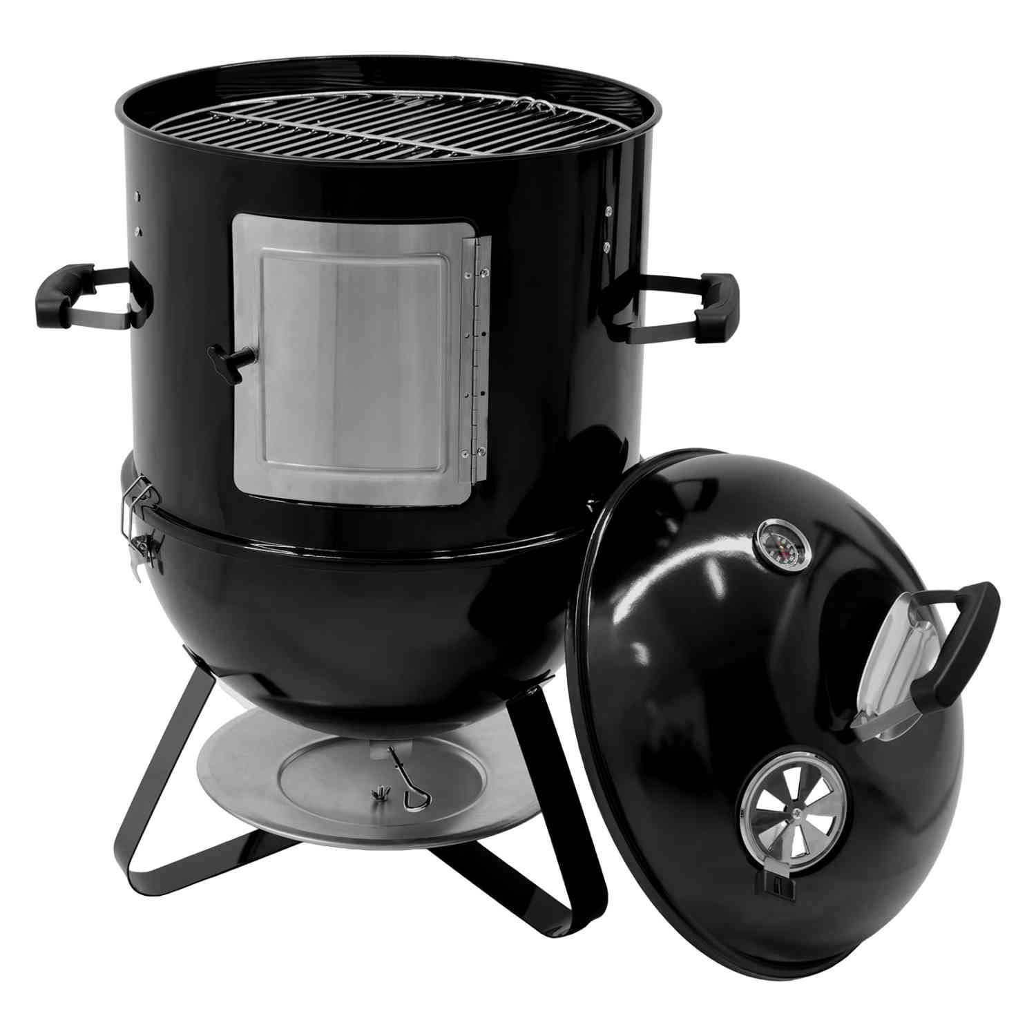 Foto 4 pulgar | Asador Ahumador Tipo Bala 2 en 1 Rack & Pack Negro 2 Parrillas