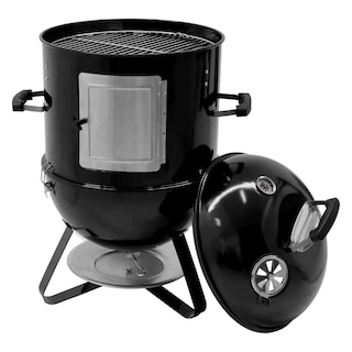 Foto 3 | Asador Ahumador Tipo Bala 2 en 1 Rack & Pack Negro 2 Parrillas