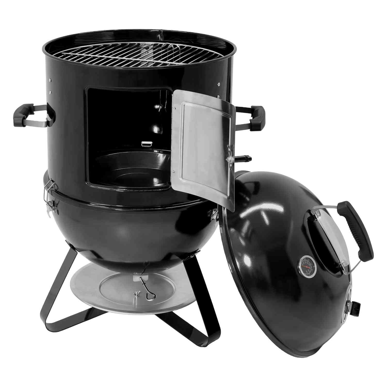 Foto 6 pulgar | Asador Ahumador Tipo Bala 2 en 1 Rack & Pack Negro 2 Parrillas