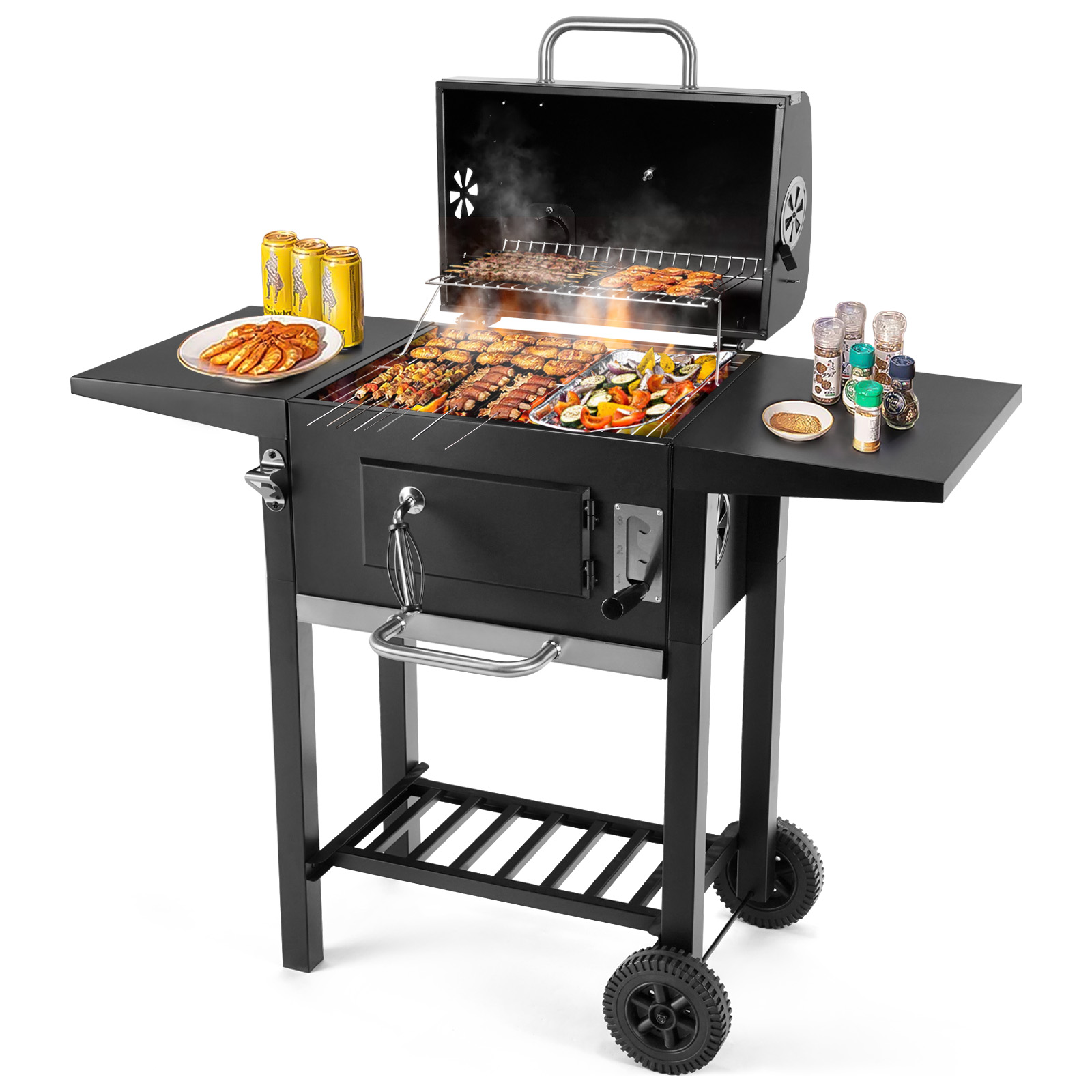 Foto 1 | Asador de Carbón Generac Negro