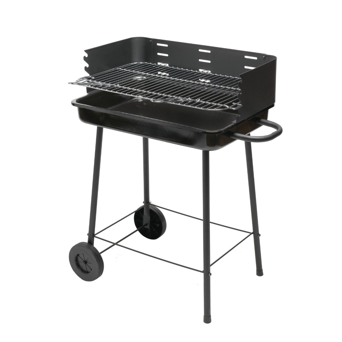 Asador De Carbón Con Parrilla De Altura Ajustable Durable