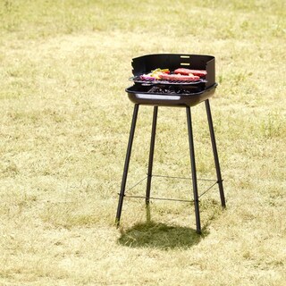 Foto 7 | Asador De Carbón Portátil Con Parrilla Ajustable Resistente