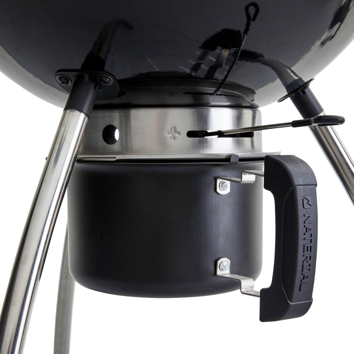 Foto 6 pulgar | Asador De Carbón Kettle Pro 22 Pulgadas De Acero Con Termómetro