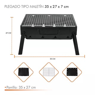 Foto 5 | Asador de Mesa Portátil Eo Safe Imports Esi-11255 Negro