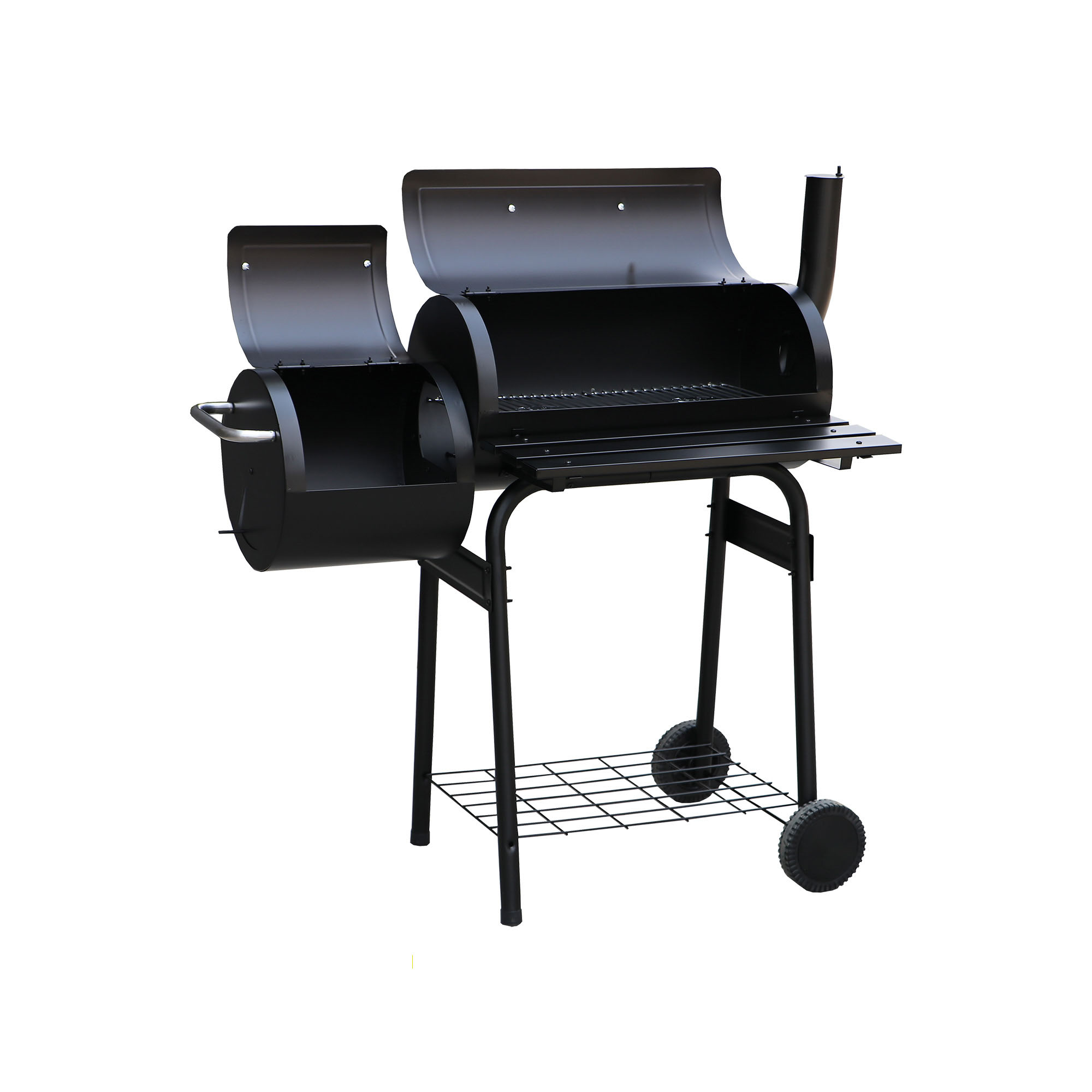 Asador De Carbón Con Ahumador Lateral Achum01 Avera