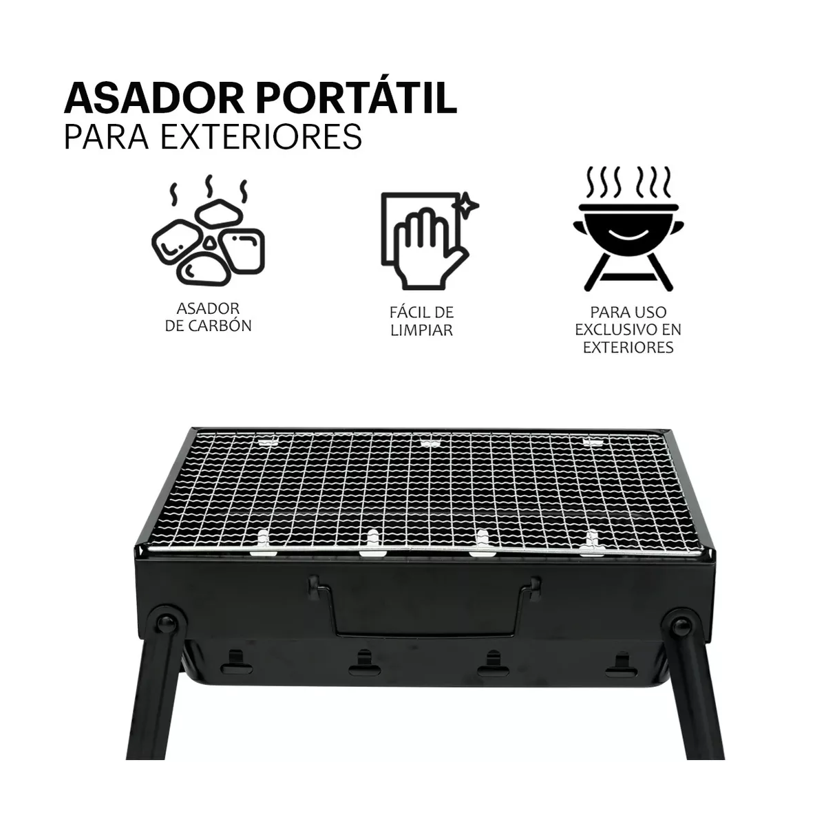 Foto 5 pulgar | Asador Portátil Belug de Carbón