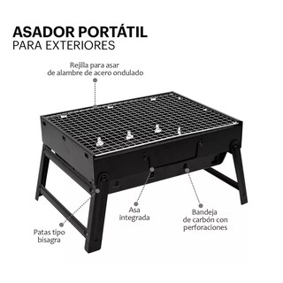 Foto 3 | Asador de Parrilla Lab.G Portátil