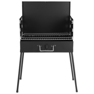 Foto 2 | Asador De Carbón Portátil Plegable En Maletín De Acero