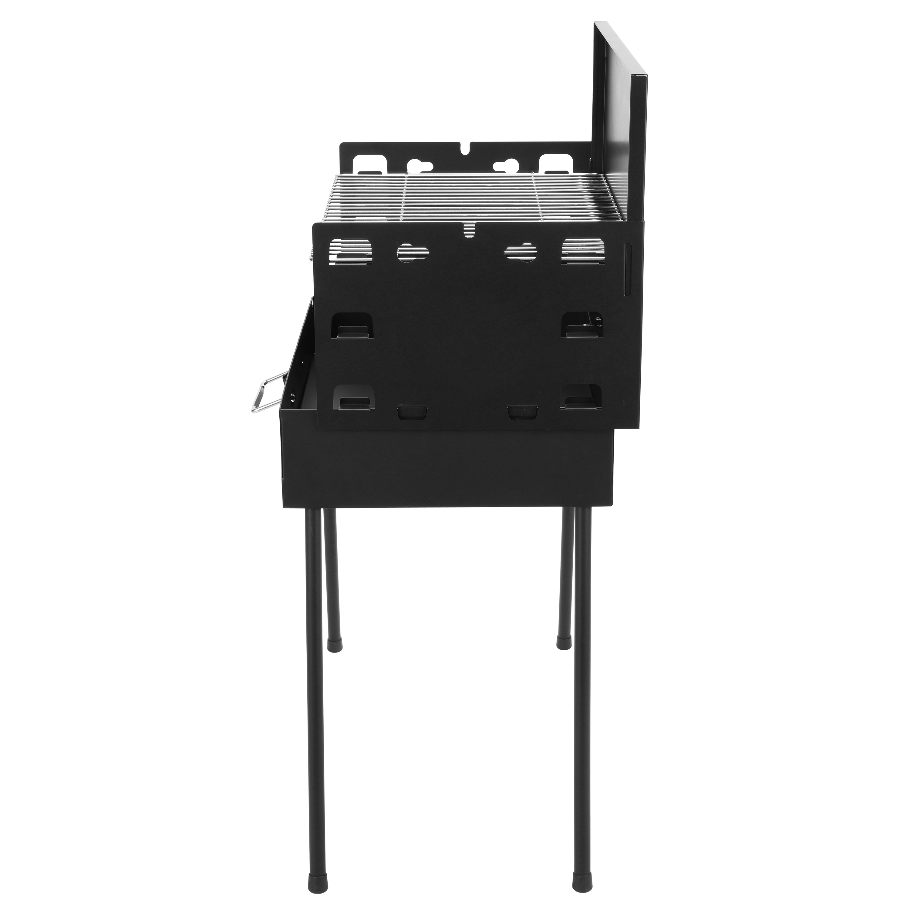 Foto 6 pulgar | Asador De Carbón Portátil Plegable En Maletín De Acero
