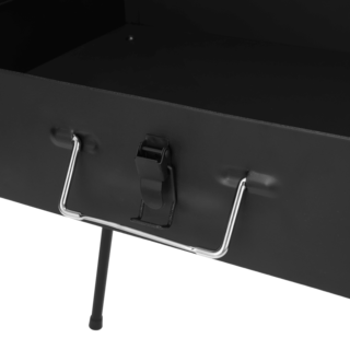 Foto 6 | Asador De Carbón Portátil Plegable En Maletín De Acero