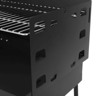 Foto 7 | Asador De Carbón Portátil Plegable En Maletín De Acero