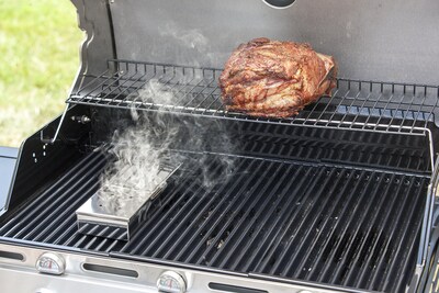 Foto 2 | Caja Para Ahumar Char-broil, Acero Inoxidable, Plata, 9,25 X 4 X 2,5 Cm - Venta Internacional.