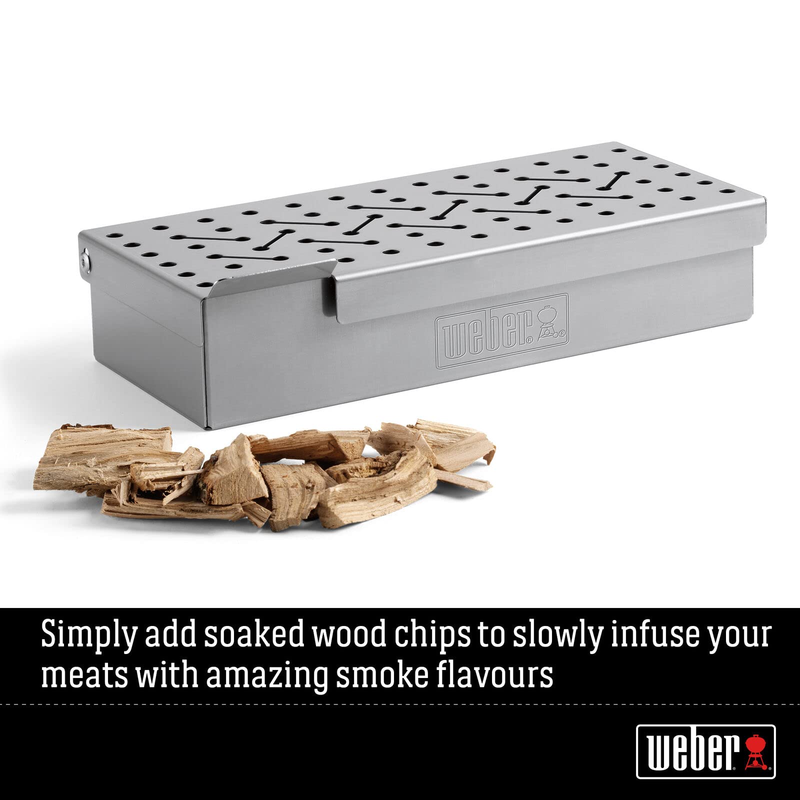 Foto 5 | Caja Para Ahumar Weber Universal De Acero Inoxidable 9,8 X 4,5 X 2 Cm - Venta Internacional.