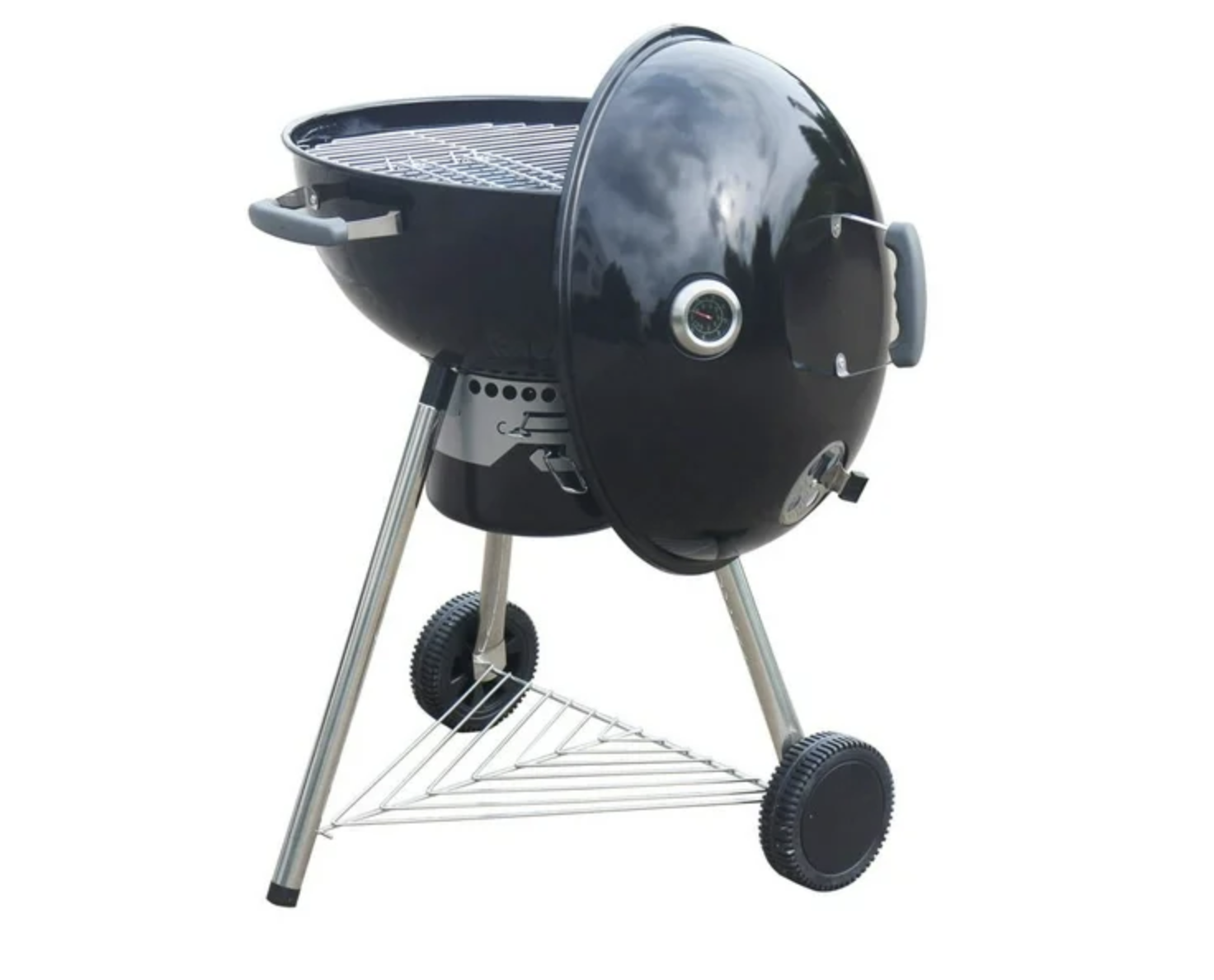 Foto 1 | Asador De Carbon Parrilla Porcelana Kettle 22' Tipo Weber Color Negro