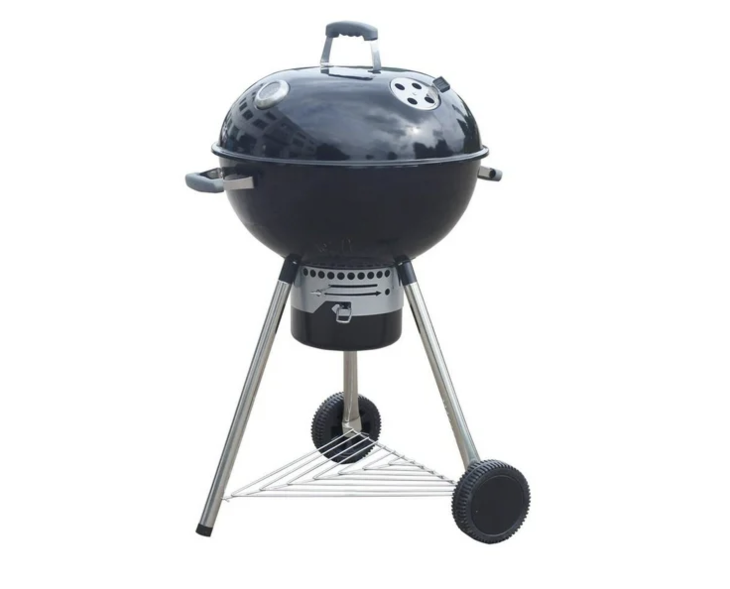 Foto 2 | Asador De Carbon Parrilla Porcelana Kettle 22' Tipo Weber Color Negro