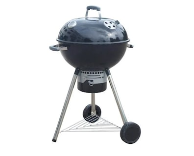 Foto 2 | Asador De Carbon Parrilla Porcelana Kettle 22' Tipo Weber Color Negro