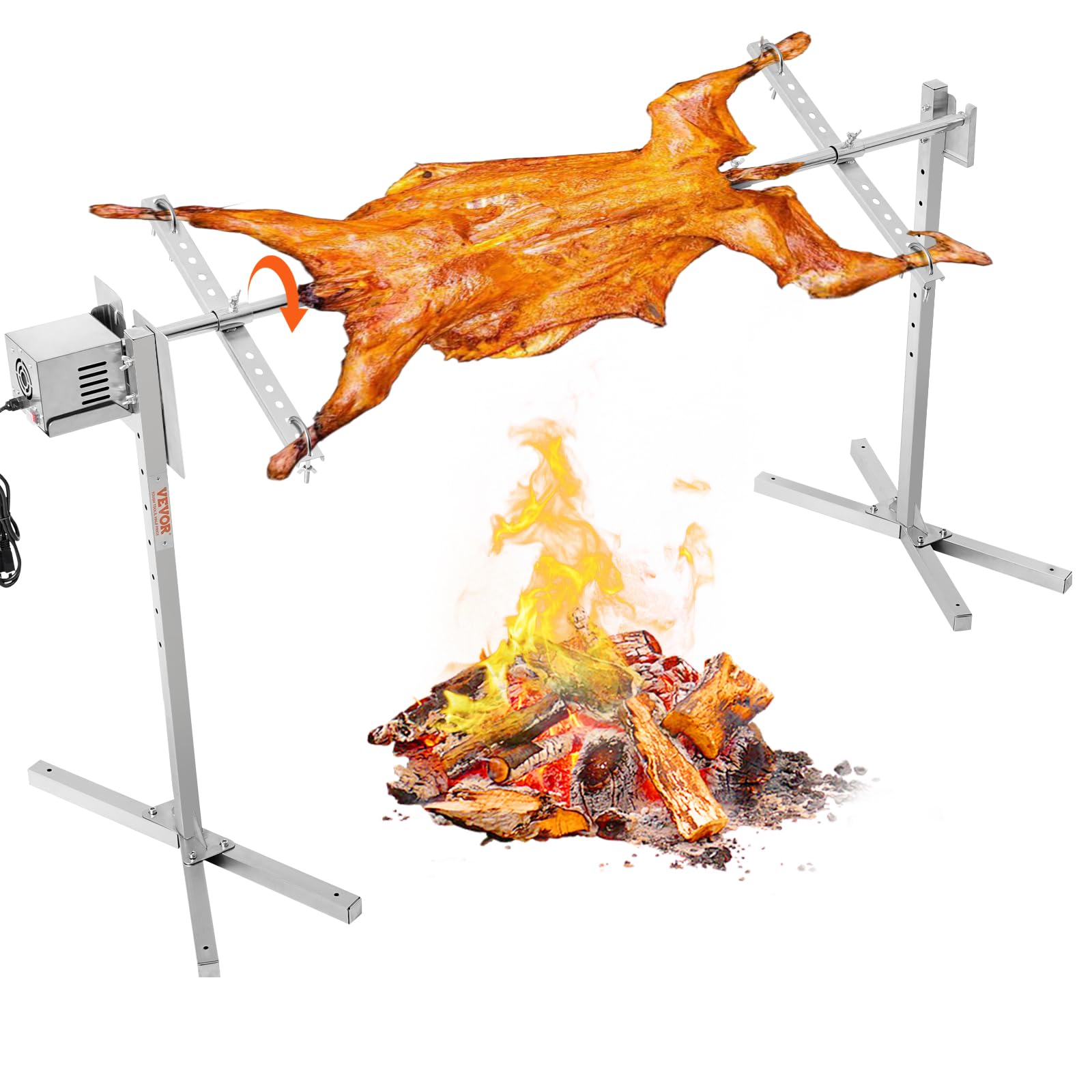 Kit De Parrilla Para Asar Vevor, 142 Kg, Acero Inoxidable Con Motor De 52 W - Venta Internacional.