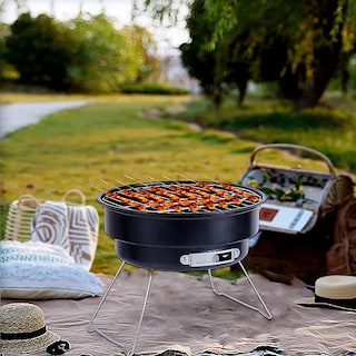 Foto 5 | Mini Parrilla Portátil Asador Plegable De Carbón Camping