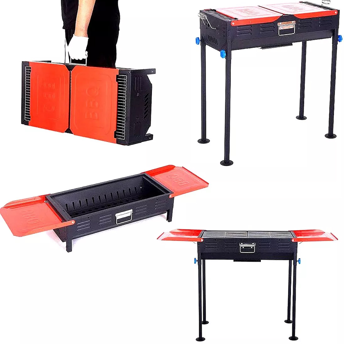 Foto 4 | Parrilla Portatil Asador De Carbon Plegable Al Aire Libre