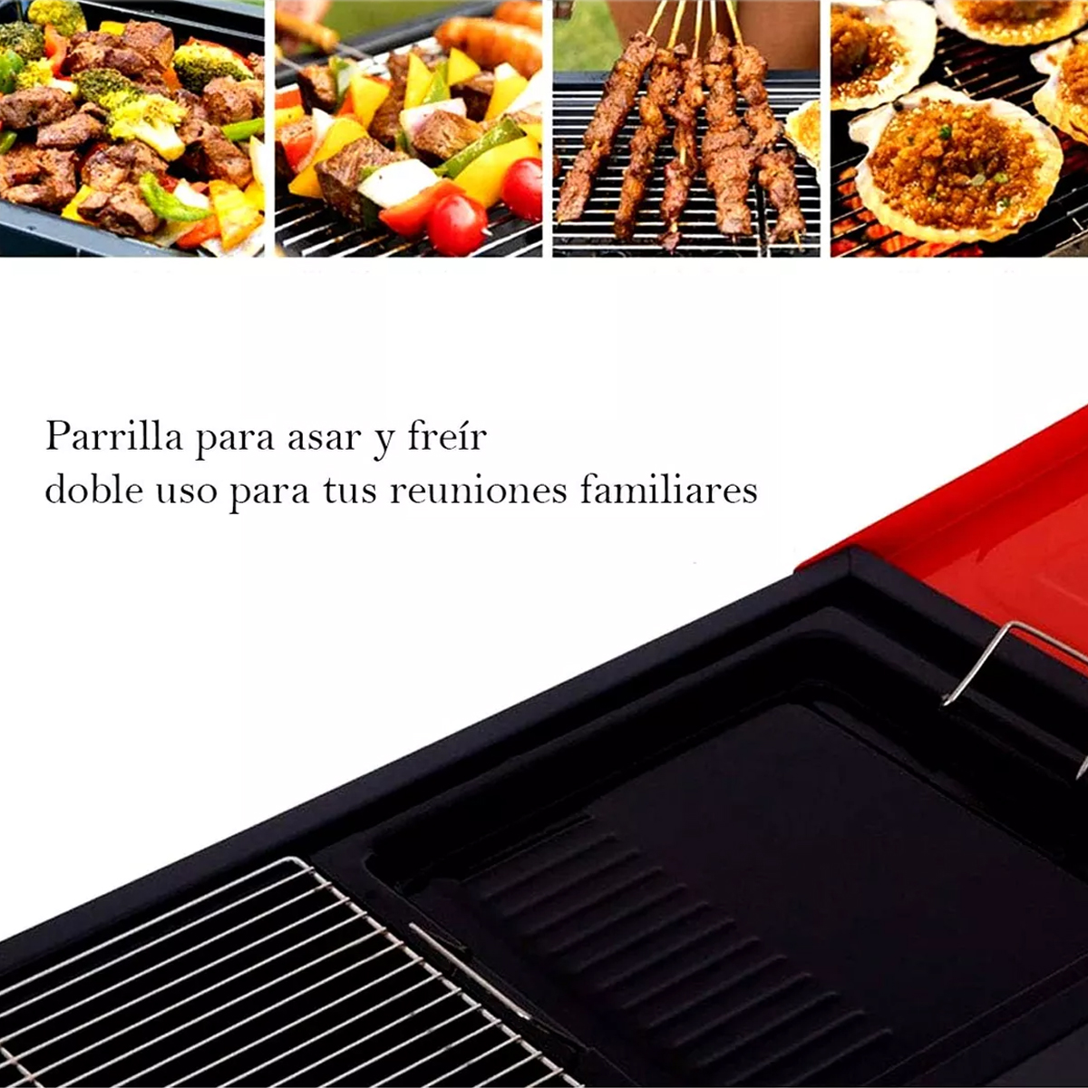Foto 7 pulgar | Parrilla Portatil Asador De Carbon Plegable Al Aire Libre