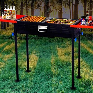 Foto 8 | Parrilla Portatil Asador De Carbon Plegable Al Aire Libre