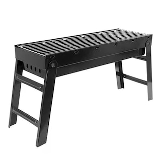 Foto 1 | Parrilla De Carbon Portatil Plegable Asador De Jardín Color Negro