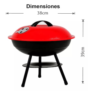 Foto 2 | Parrilla Plegable Asador De Carbón Aire Libre Portátil