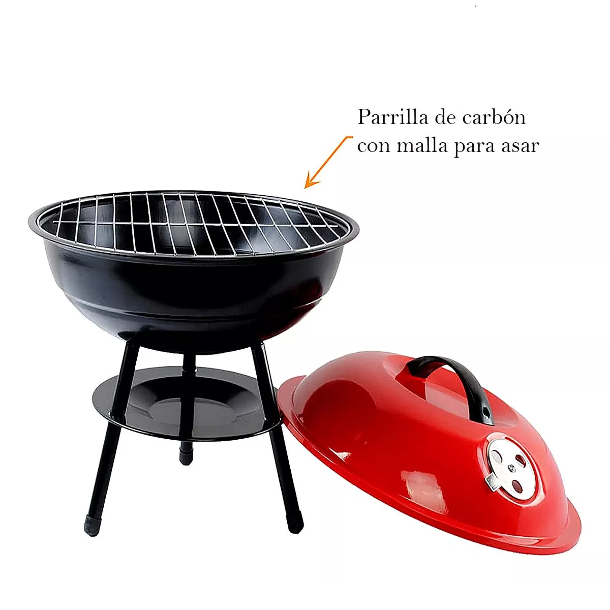 Foto 6 pulgar | Parrilla Plegable Asador De Carbón Aire Libre Portátil