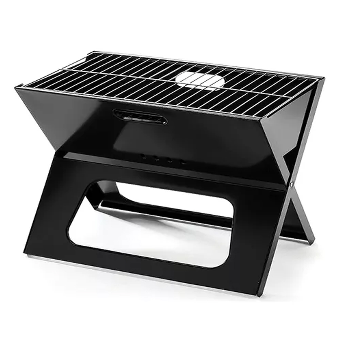 Foto 2 pulgar | Parrilla Asador Portatil Plegable De Carbon Camping Picnic Color Negro