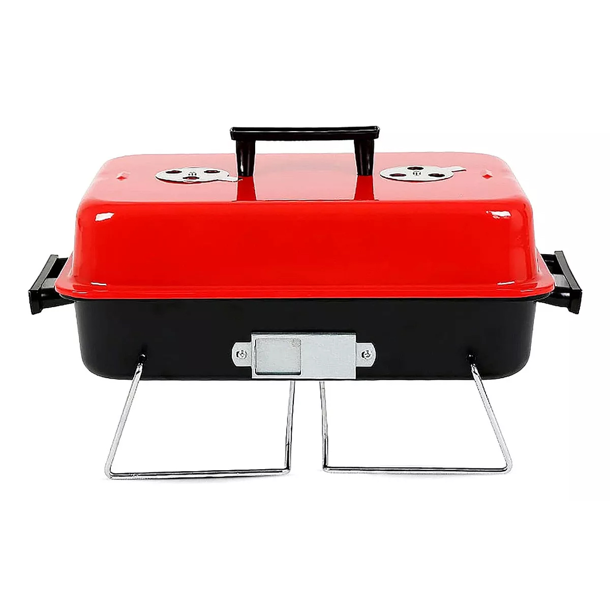 Foto 1 | Parrilla Portátil de Carbón Plegable Kitchenes Tapa Roja