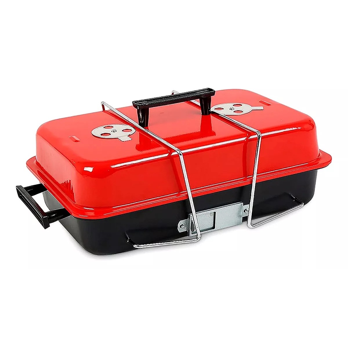 Foto 4 | Parrilla Portátil de Carbón Plegable Kitchenes Tapa Roja