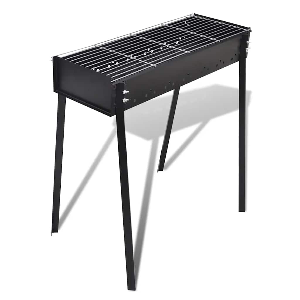 Soporte Para Barbacoa De Carbón Vidaxl Cuadrado  75 X 28 Cm  Acero - Venta Internacional.